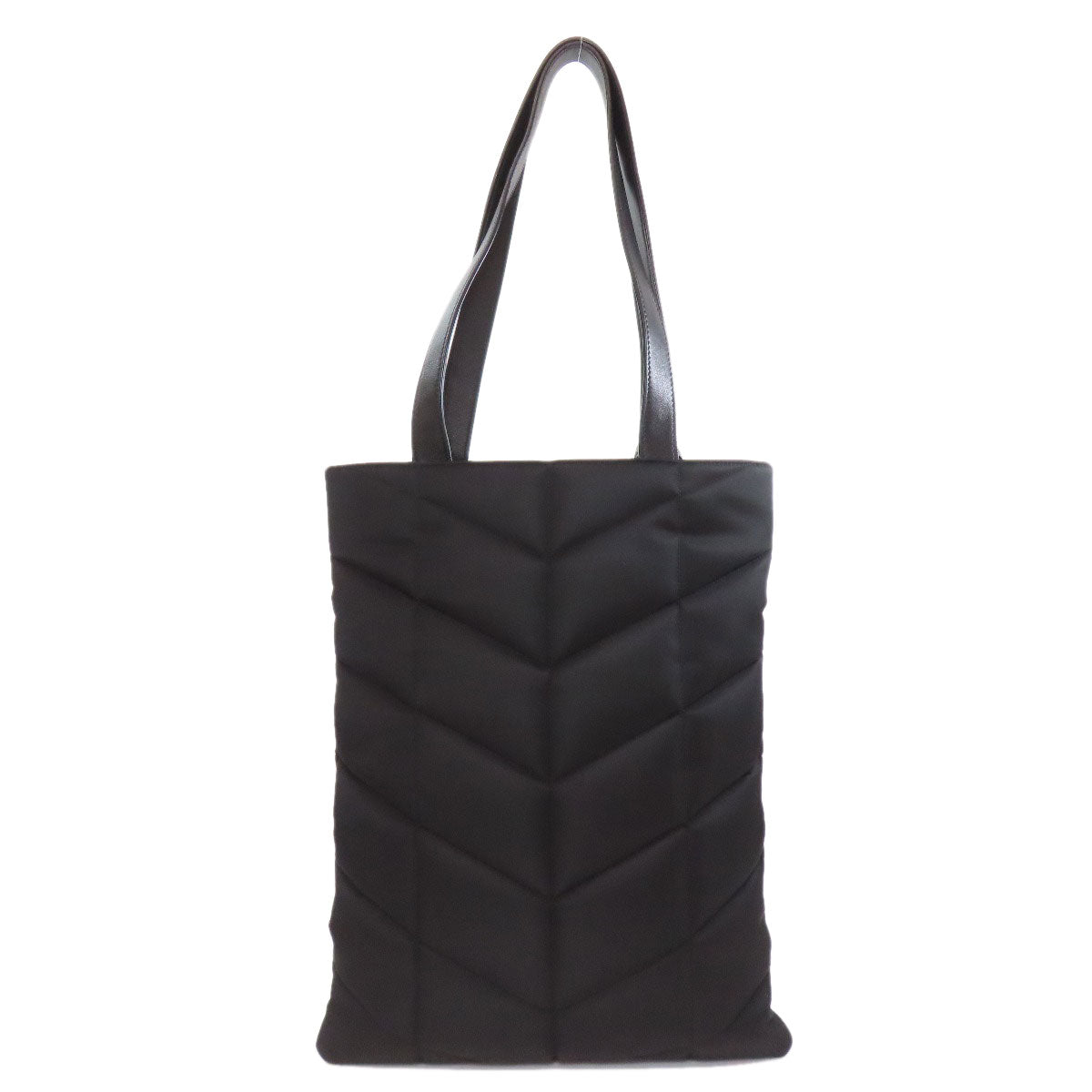 SAINT LAURENT サンローラン ロゴ トートバッグ ナイロン レディース 中古