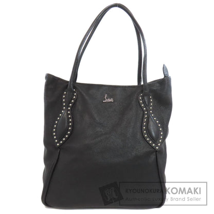 Christian Louboutin クリスチャンルブタン ロゴ トートバッグ レザー レディース 中古
