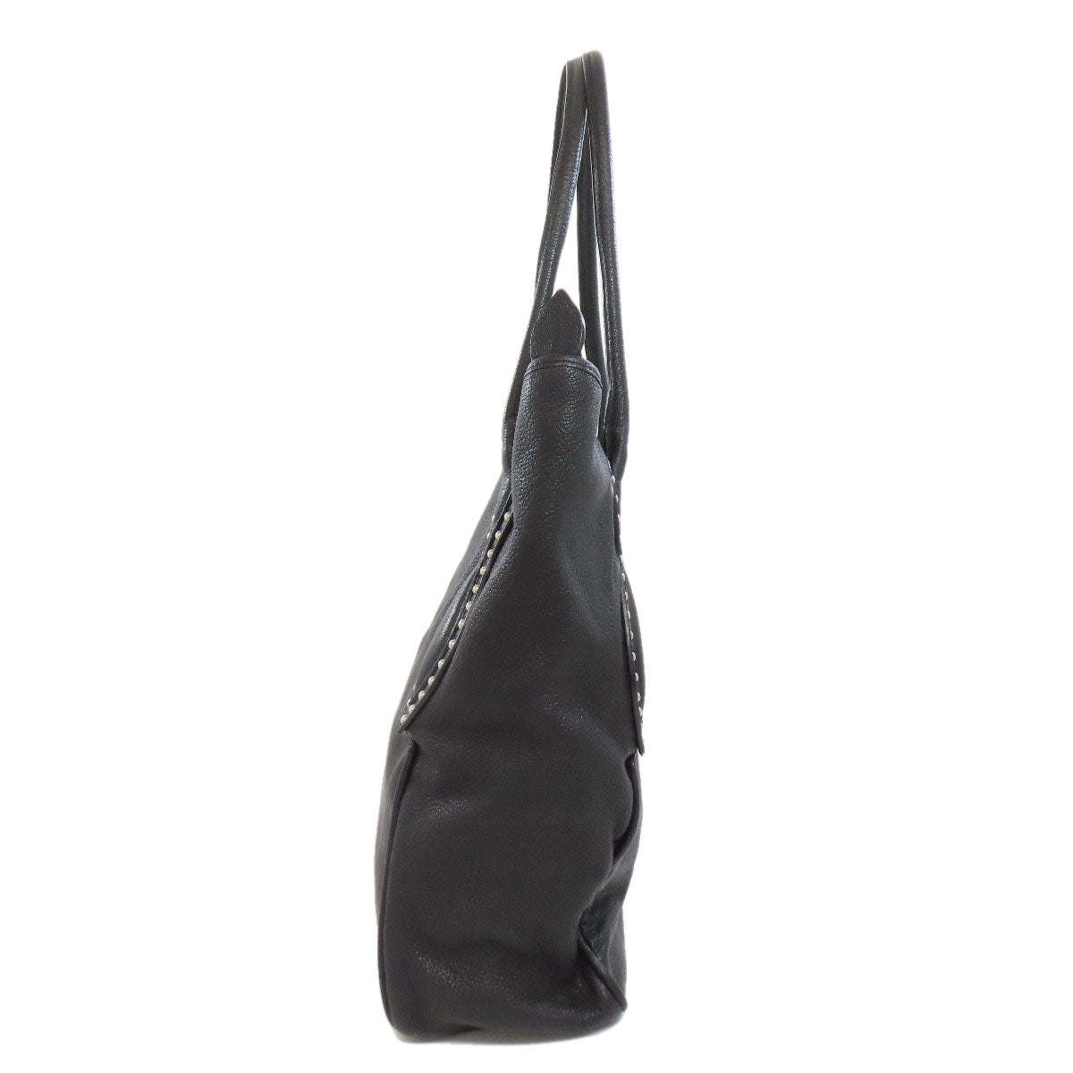 Christian Louboutin クリスチャンルブタン ロゴ トートバッグ レザー レディース 中古