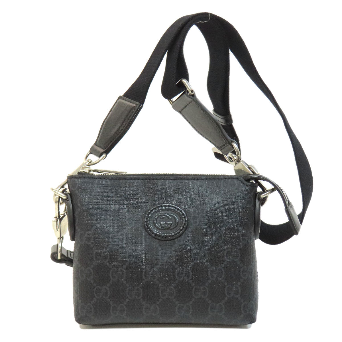 GUCCI グッチ 723306 GGスプリーム ショルダーバッグ PVC レディース 中古