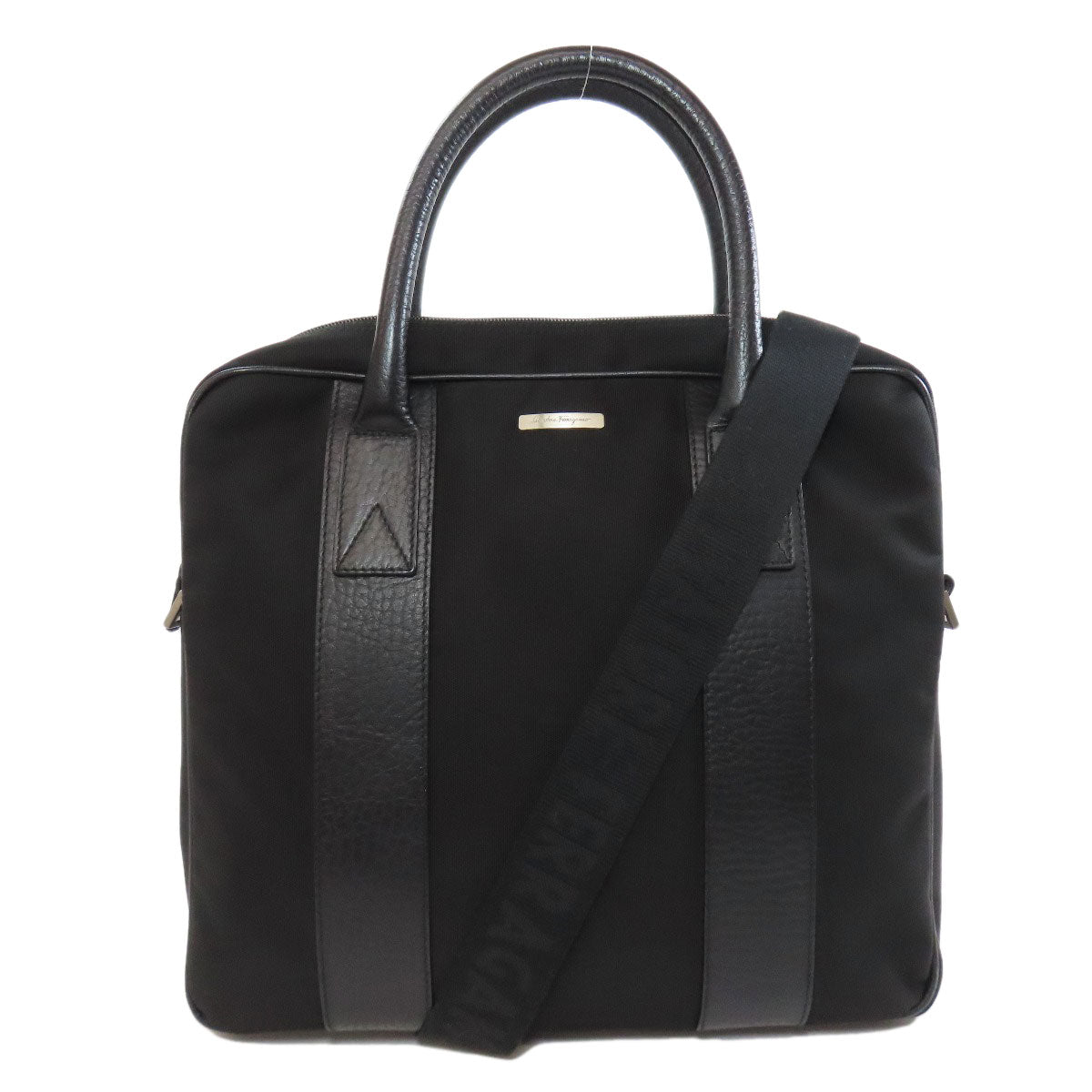 Salvatore Ferragamo サルヴァトーレフェラガモ 2WAY トートバッグ ナイロン レディース 中古
