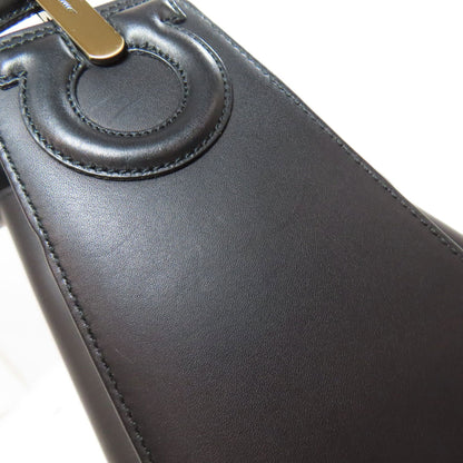 Salvatore Ferragamo サルヴァトーレフェラガモ ワンショルダー 巾着 ショルダーバッグ レザー レディース 中古