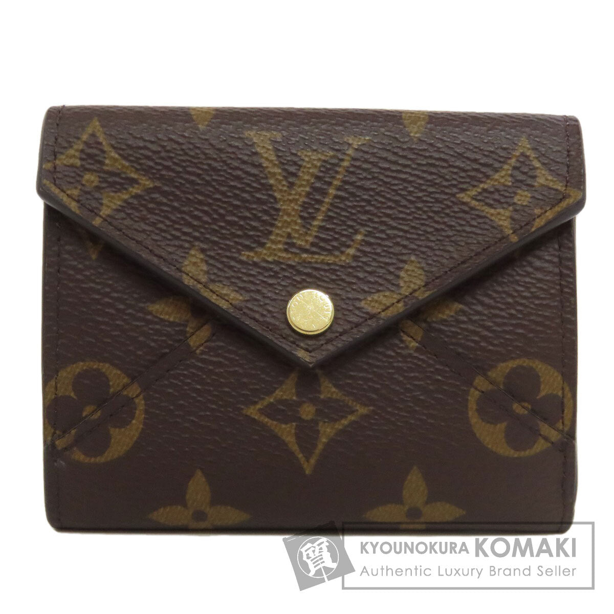 LOUIS VUITTON ルイヴィトン M81665 ポルトフォイユ・セレスト 二つ折り財布（小銭入れあり） モノグラムキャンバス レディース 中古