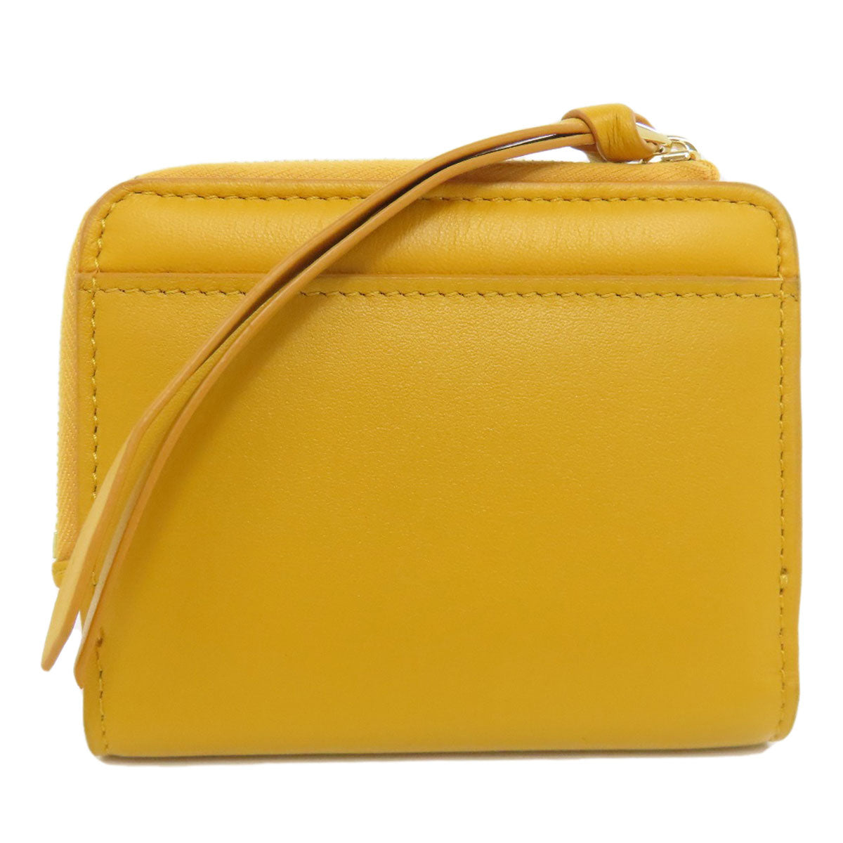 FENDI フェンディ FF キューブ 二つ折り財布（小銭入れあり） レザー レディース 中古