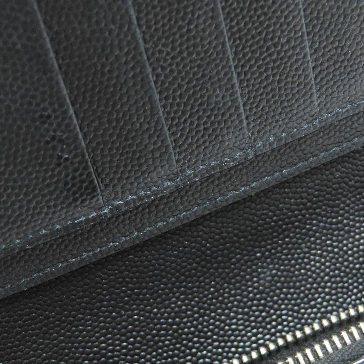 SAINT LAURENT サンローラン シンプルデザイン 長財布（小銭入れあり） レザー メンズ 中古