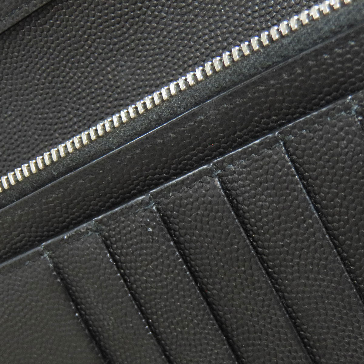 SAINT LAURENT サンローラン シンプルデザイン 長財布（小銭入れあり） レザー メンズ 中古