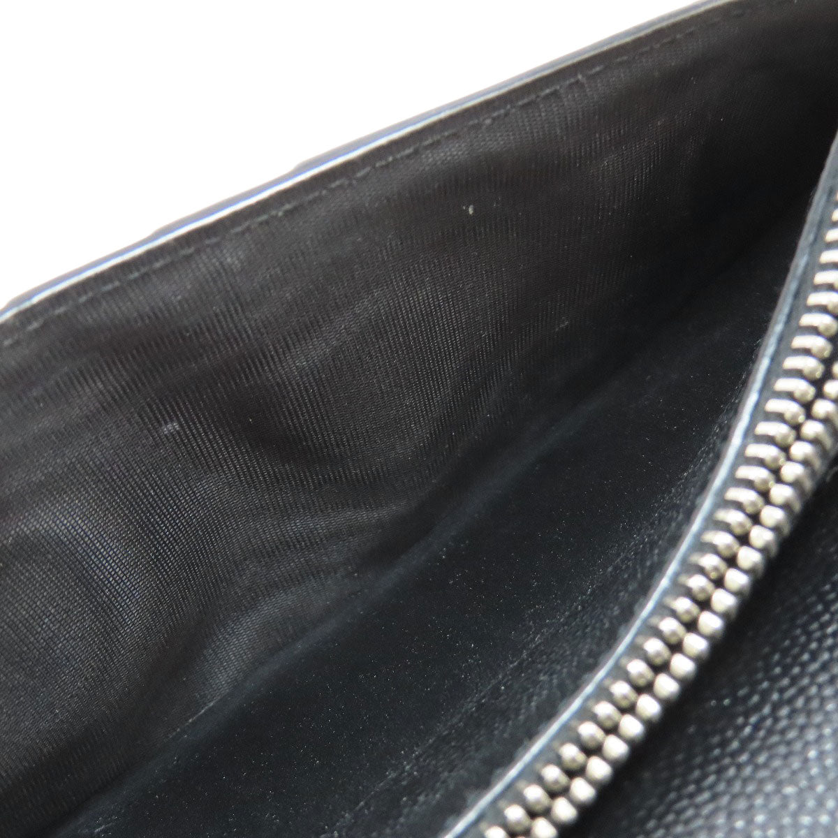 SAINT LAURENT サンローラン シンプルデザイン 長財布（小銭入れあり） レザー メンズ 中古
