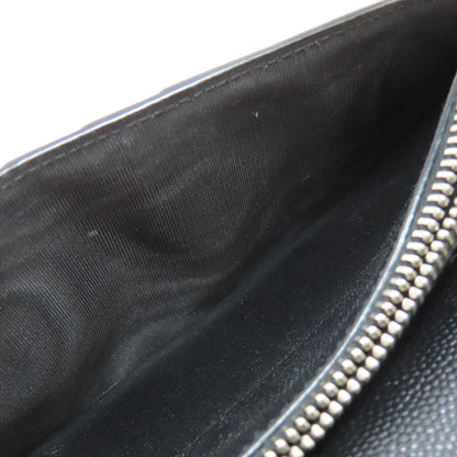 SAINT LAURENT サンローラン シンプルデザイン 長財布（小銭入れあり） レザー メンズ 中古