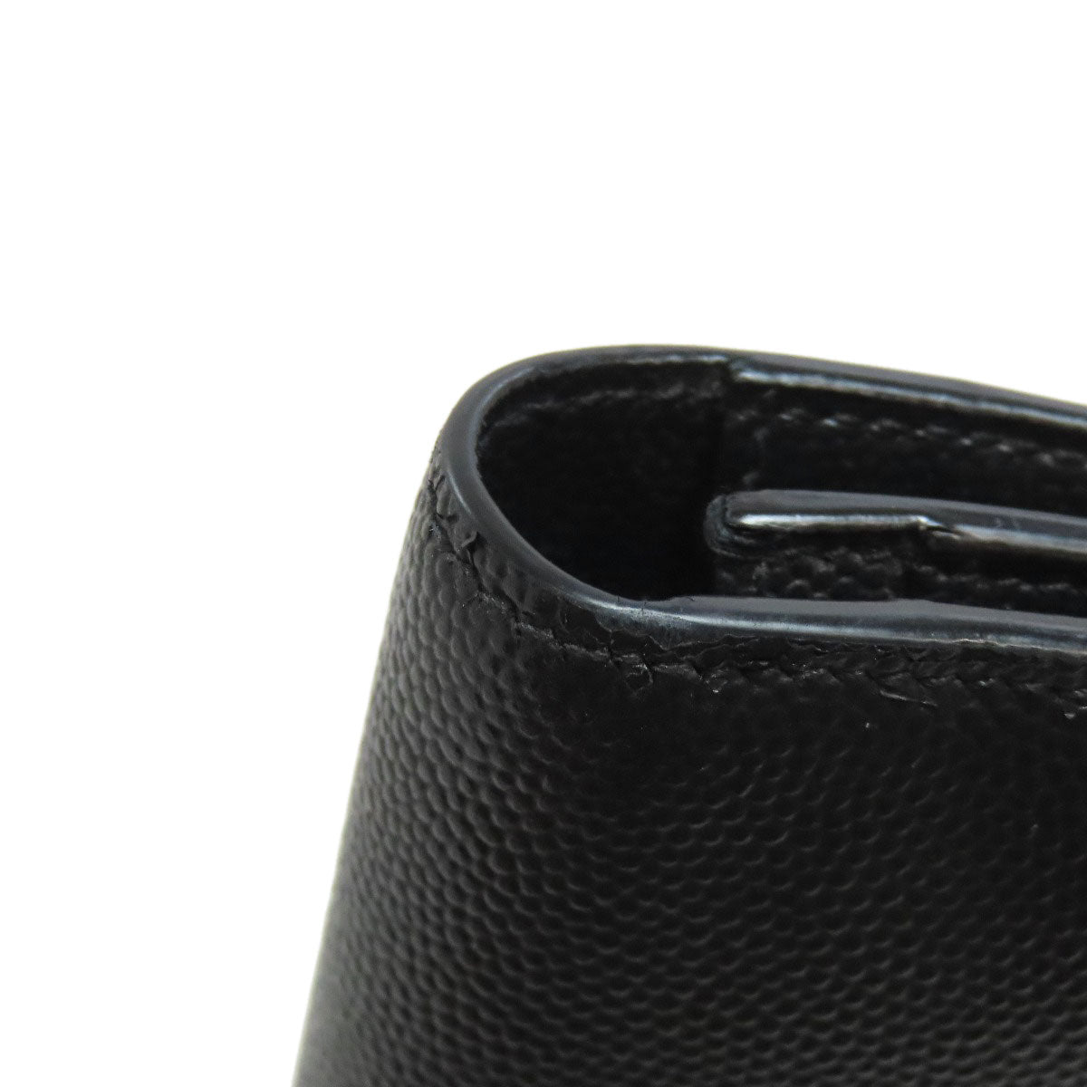 SAINT LAURENT サンローラン シンプルデザイン 長財布（小銭入れあり） レザー メンズ 中古