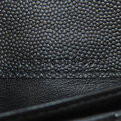 SAINT LAURENT サンローラン シンプルデザイン 長財布（小銭入れあり） レザー メンズ 中古