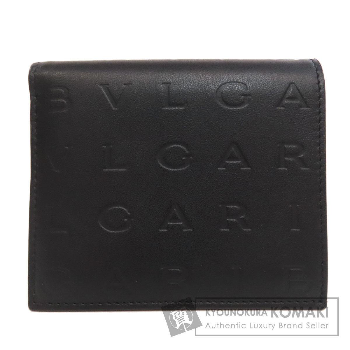 BVLGARI ブルガリ インフィニートゥム コンパクトウォレット 二つ折り財布（小銭入れあり） カーフ レディース 中古