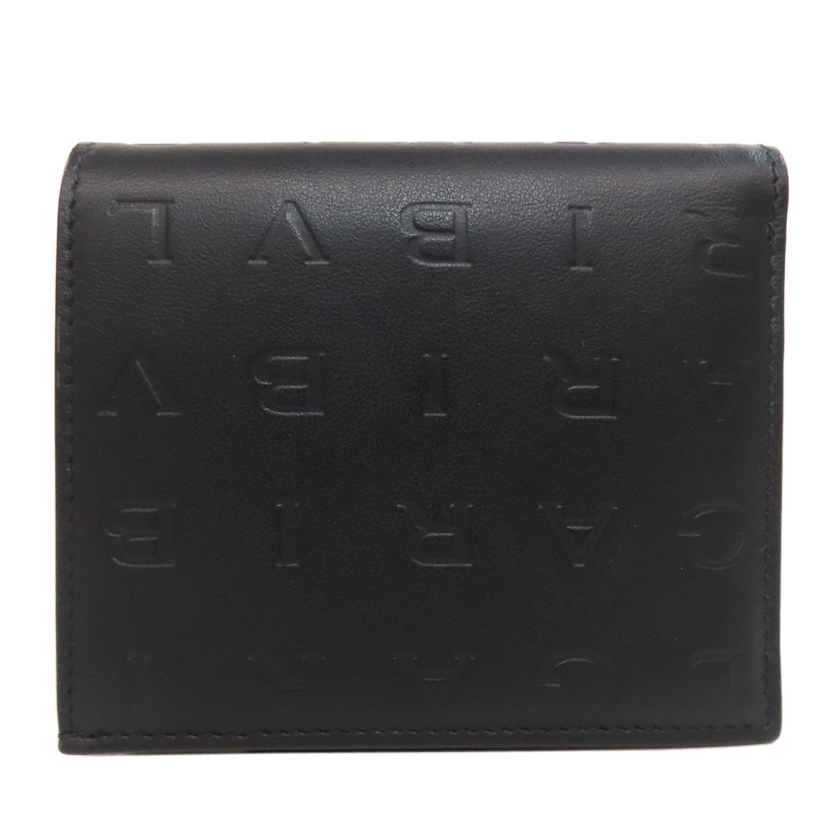 BVLGARI ブルガリ インフィニートゥム コンパクトウォレット 二つ折り財布（小銭入れあり） カーフ レディース 中古