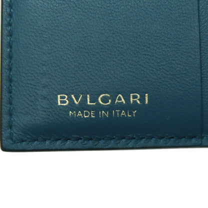 BVLGARI ブルガリ インフィニートゥム コンパクトウォレット 二つ折り財布（小銭入れあり） カーフ レディース 中古