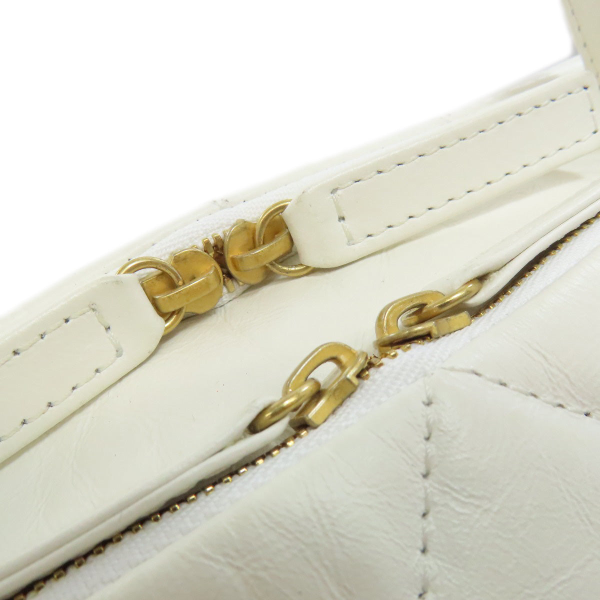 CHANEL シャネル マトラッセ ゴールド金具 2WAY ショルダーバッグ カーフ レディース 中古