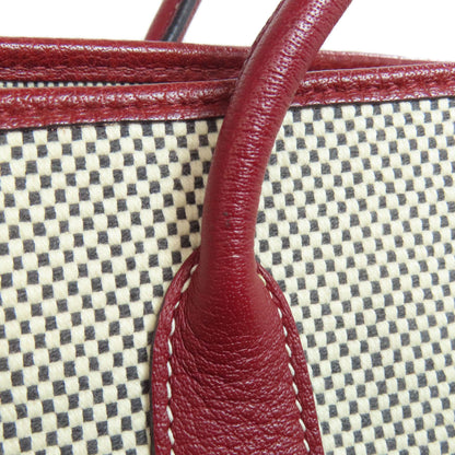HERMES エルメス ガーデンパーティTPM シルバー金具 トートバッグ キャンバス レディース 中古