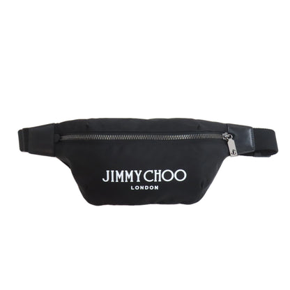 Jimmy Choo ジミーチュウ ロゴ ヒップバッグ・ウエストバッグ ナイロン レディース 中古