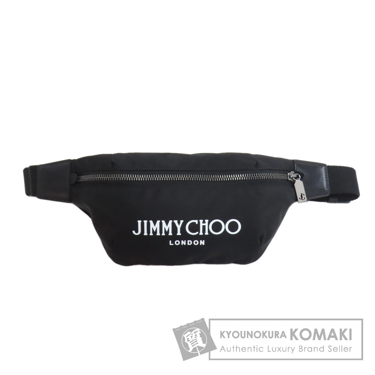 Jimmy Choo ジミーチュウ ロゴ ヒップバッグ・ウエストバッグ ナイロン レディース 中古