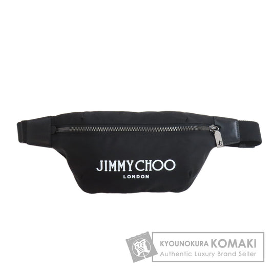 Jimmy Choo ジミーチュウ ロゴ ヒップバッグ・ウエストバッグ ナイロン レディース 中古