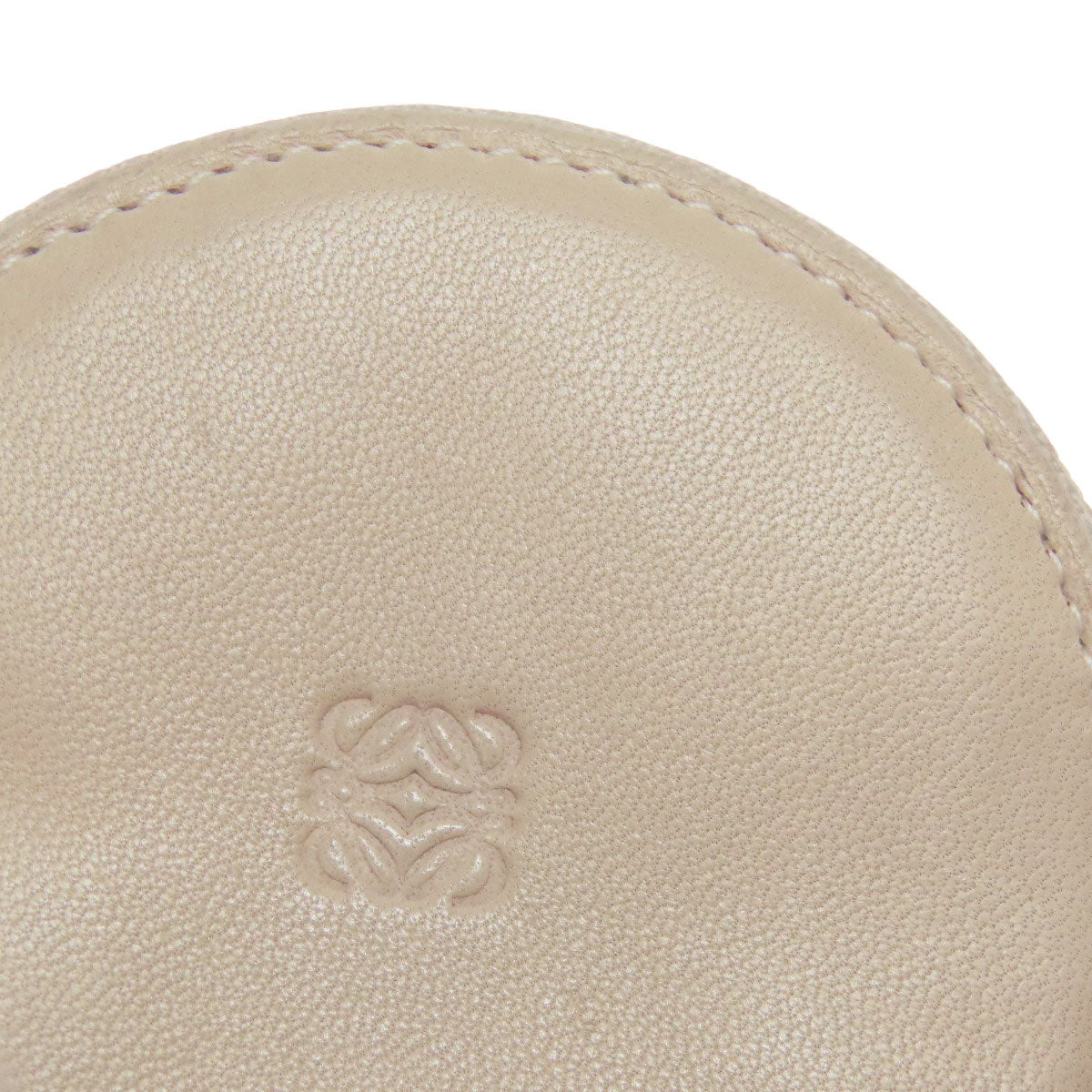 LOEWE ロエベ アナグラム 丸形 コインケース カーフ レディース 中古