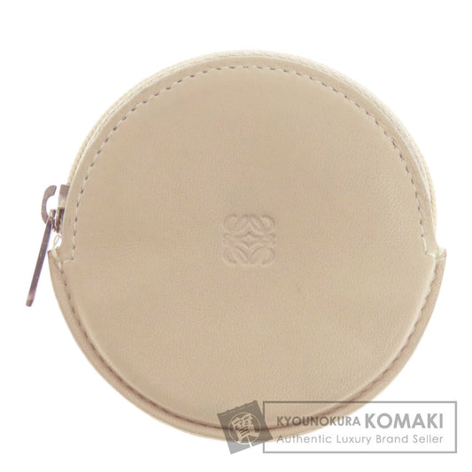 LOEWE ロエベ アナグラム 丸形 コインケース カーフ レディース 中古