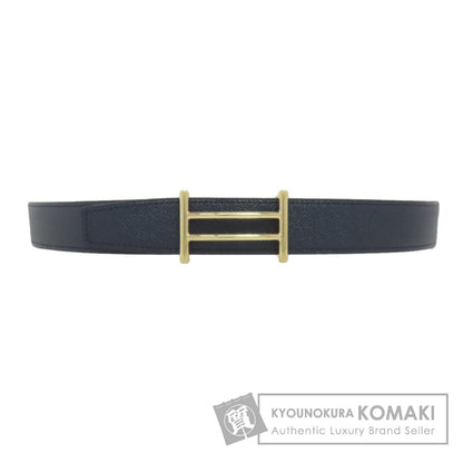 HERMES エルメス Hベルト ゴールド金具 ベルト エプソン メンズ 中古