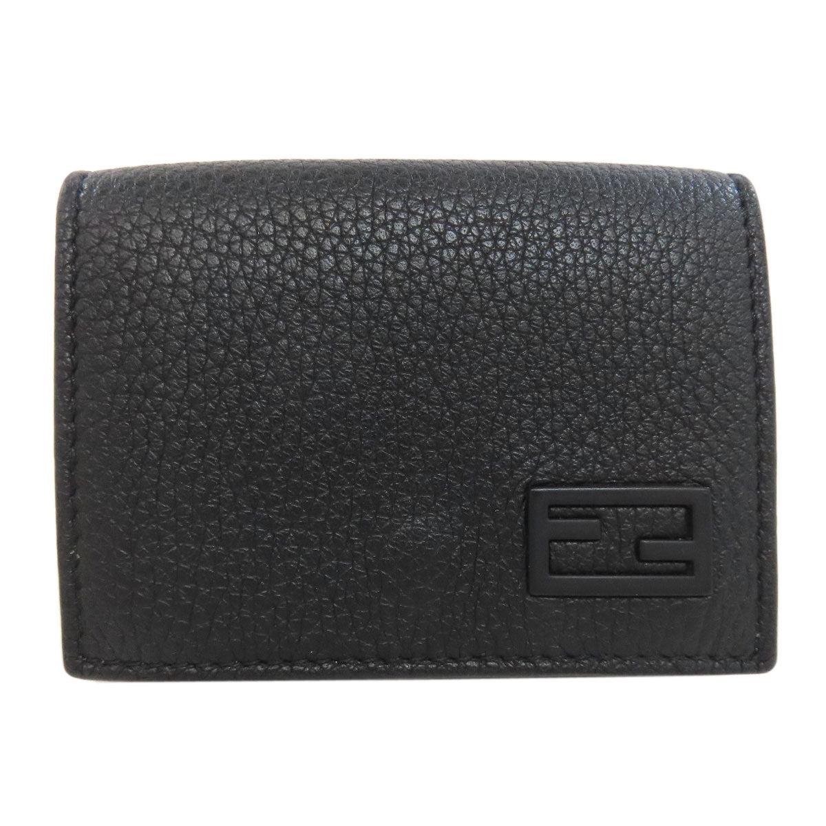 FENDI フェンディ 7M0280 ロゴ 二つ折り財布（小銭入れあり） レザー レディース 中古