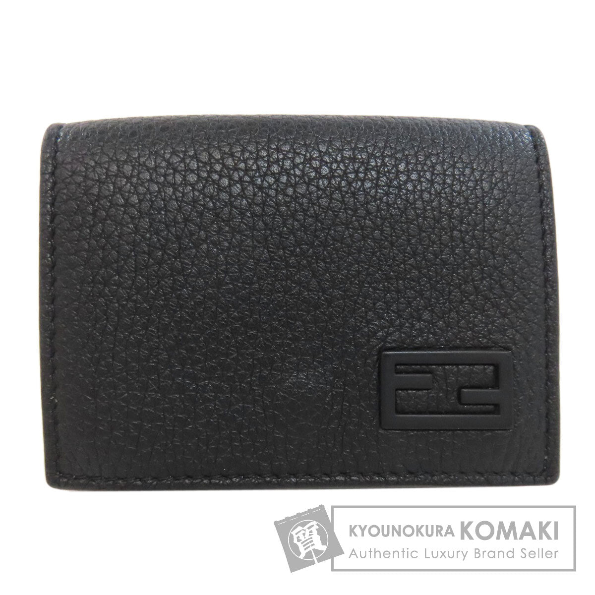 FENDI フェンディ 7M0280 ロゴ 二つ折り財布（小銭入れあり） レザー レディース 中古