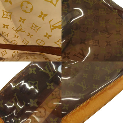 LOUIS VUITTON ルイヴィトン M92501 カバ・アンブルMM トートバッグ ビニール レディース 中古