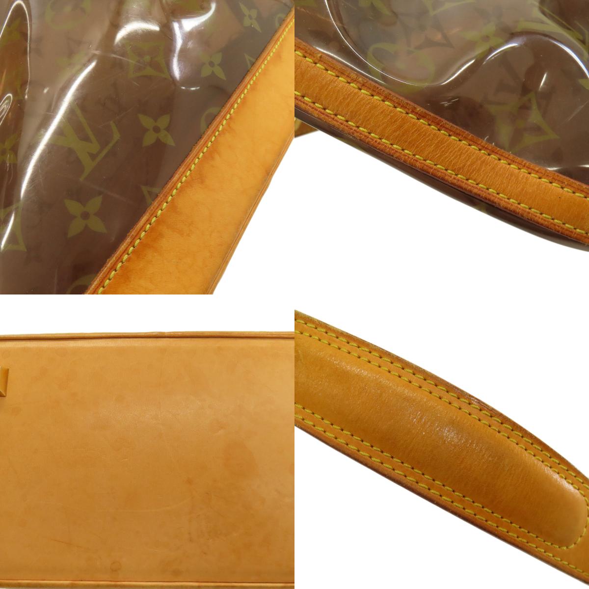 LOUIS VUITTON ルイヴィトン M92501 カバ・アンブルMM トートバッグ ビニール レディース 中古