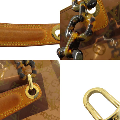 LOUIS VUITTON ルイヴィトン M92501 カバ・アンブルMM トートバッグ ビニール レディース 中古