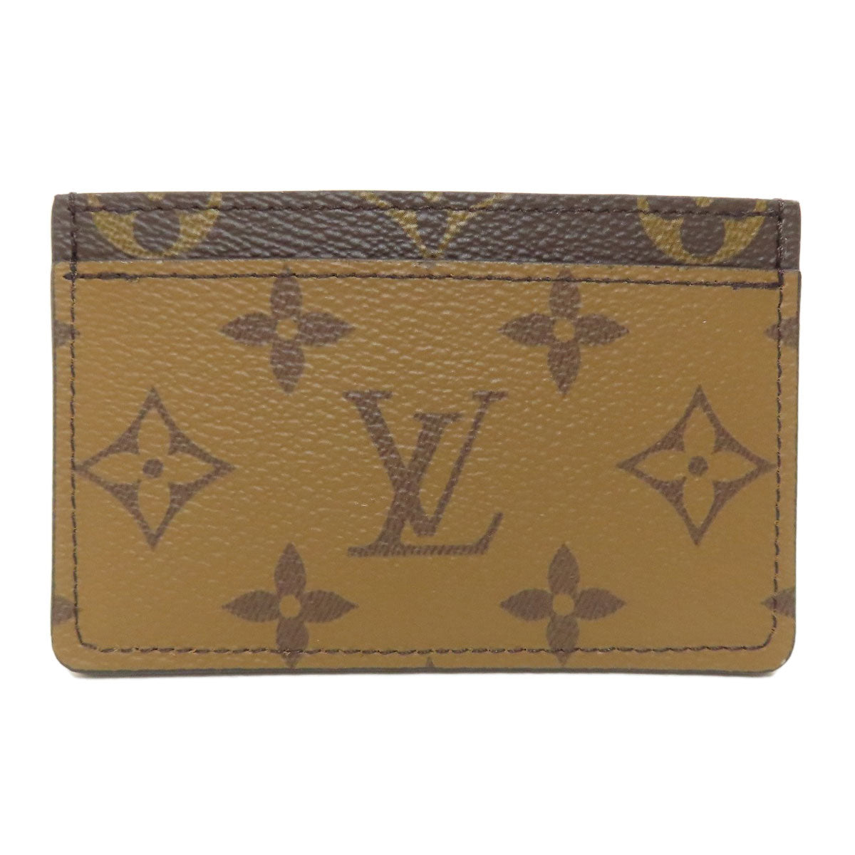 LOUIS VUITTON ルイヴィトン M69161 ポルトカルト・サーンプル カードケース モノグラムリバース レディース 中古