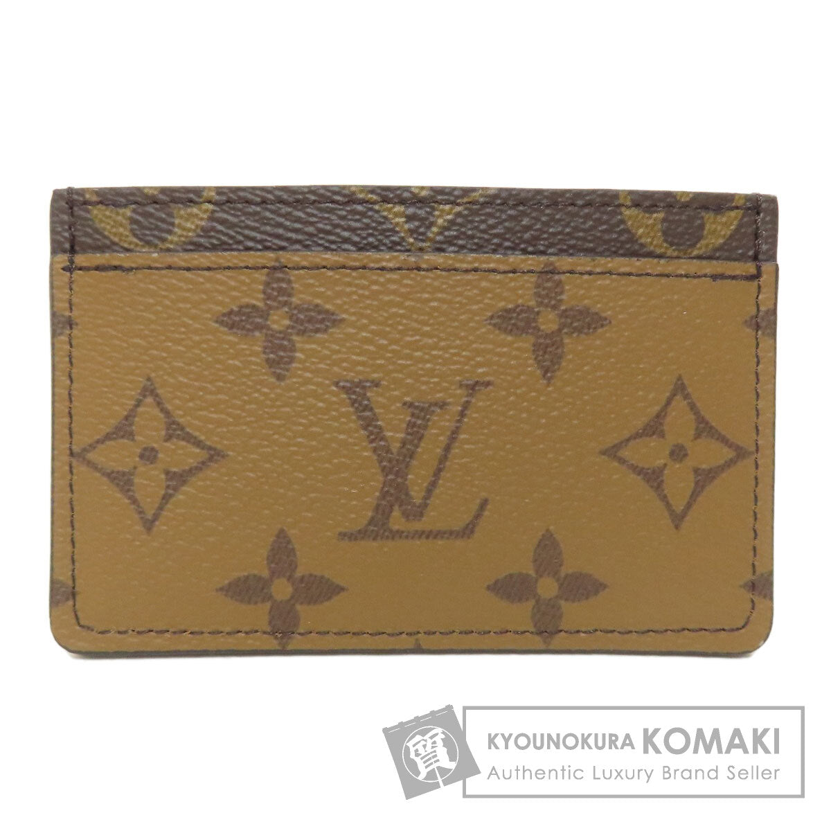LOUIS VUITTON ルイヴィトン M69161 ポルトカルト・サーンプル カードケース モノグラムリバース レディース 中古