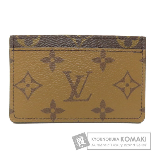 LOUIS VUITTON ルイヴィトン M69161 ポルトカルト・サーンプル カードケース モノグラムリバース レディース 中古