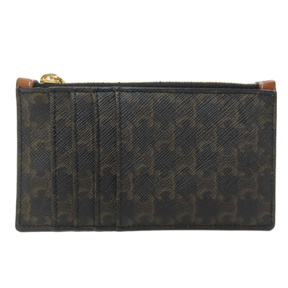CELINE セリーヌ トリオンフ コインケース PVC メンズ 中古