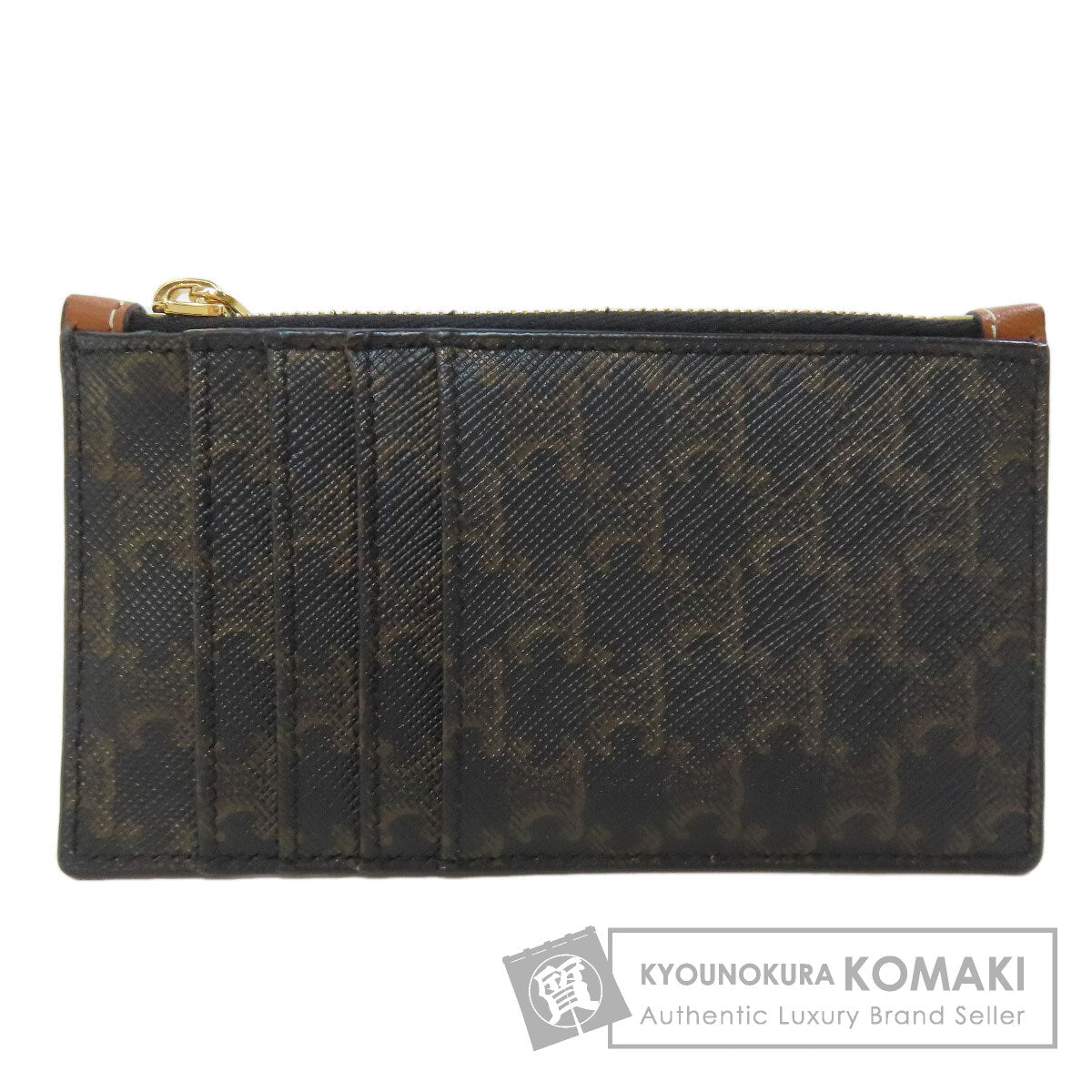 CELINE セリーヌ トリオンフ コインケース PVC メンズ 中古