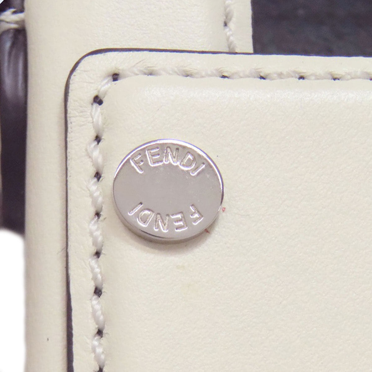 FENDI フェンディ マークジェイコブスコラボ ショルダーバッグ カーフ レディース 中古