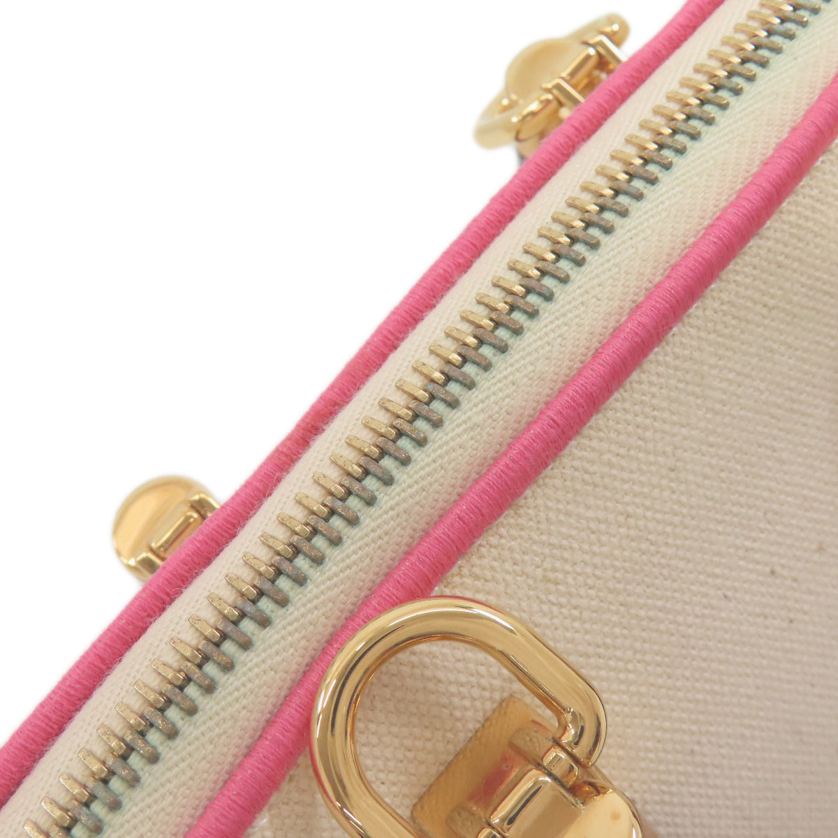FENDI フェンディ ミニ バイザウェイ 2WAY ハンドバッグ キャンバス レディース 中古