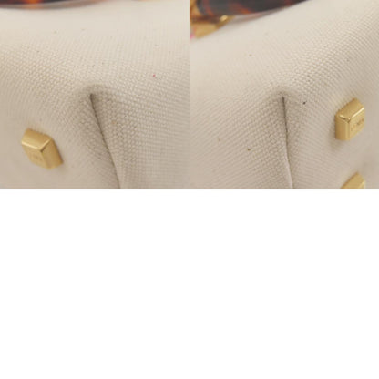 FENDI フェンディ ミニ バイザウェイ 2WAY ハンドバッグ キャンバス レディース 中古