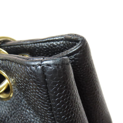 CHANEL シャネル マトラッセ ゴールド金具 トートバッグ グレインド カーフスキン レディース 中古