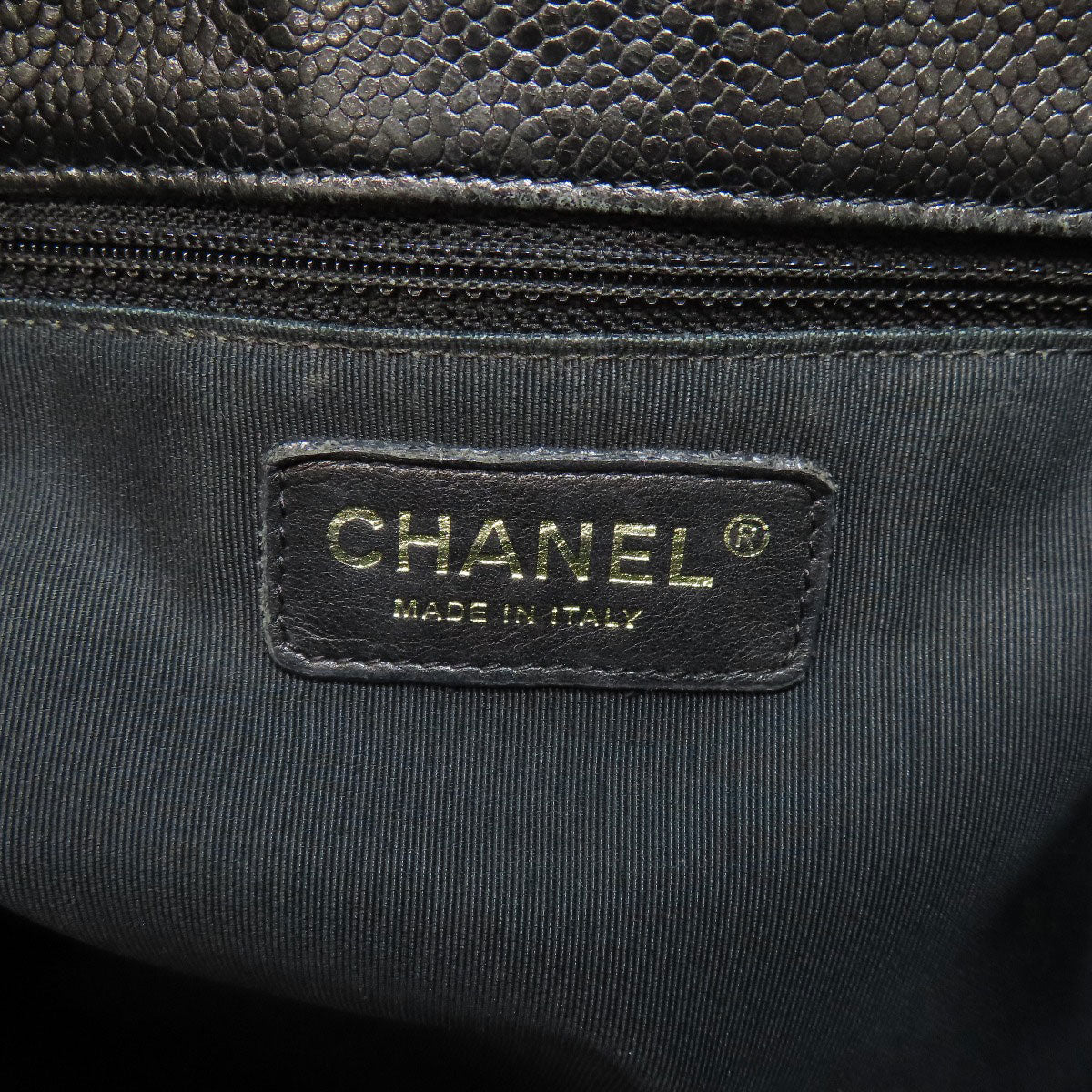 CHANEL シャネル マトラッセ ゴールド金具 トートバッグ グレインド カーフスキン レディース 中古