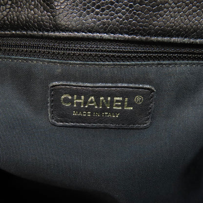 CHANEL シャネル マトラッセ ゴールド金具 トートバッグ グレインド カーフスキン レディース 中古