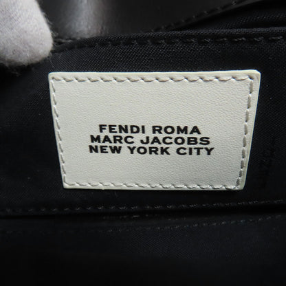FENDI フェンディ マークジェイコブスコラボ バゲット フォンポーチ 2WAY ショルダーバッグ カーフ レディース 中古