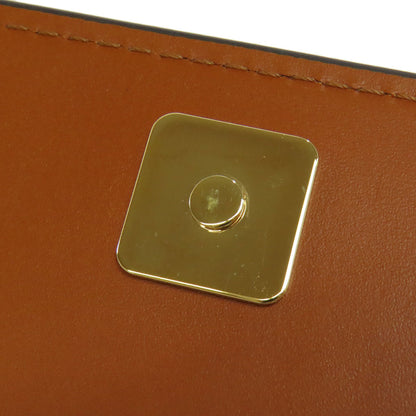 FENDI フェンディ チェーンショルダー ショルダーバッグ レザー レディース 中古