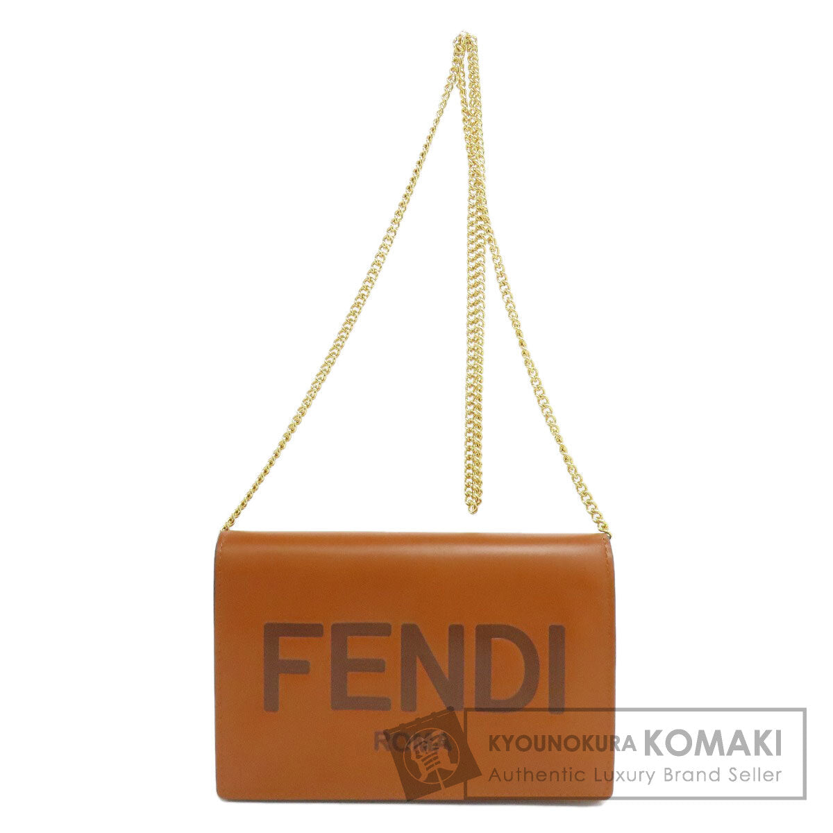 FENDI フェンディ チェーンショルダー ショルダーバッグ レザー レディース 中古