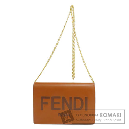 FENDI フェンディ チェーンショルダー ショルダーバッグ レザー レディース 中古