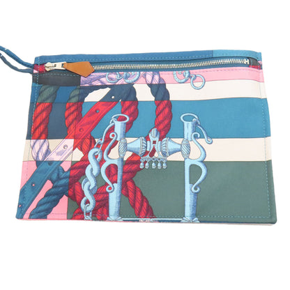 HERMES エルメス シルキーシティ ショルダーバッグ シルク レディース 中古