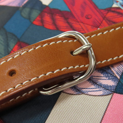 HERMES エルメス シルキーシティ ショルダーバッグ シルク レディース 中古