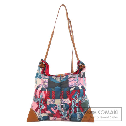 HERMES エルメス シルキーシティ ショルダーバッグ シルク レディース 中古