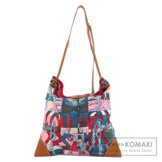 HERMES エルメス シルキーシティ ショルダーバッグ シルク レディース 中古