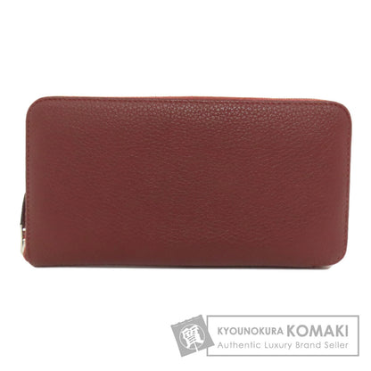 HERMES エルメス アザップロング ルージュセリエ シルバー金具 長財布（小銭入れあり） トゴ レディース 中古